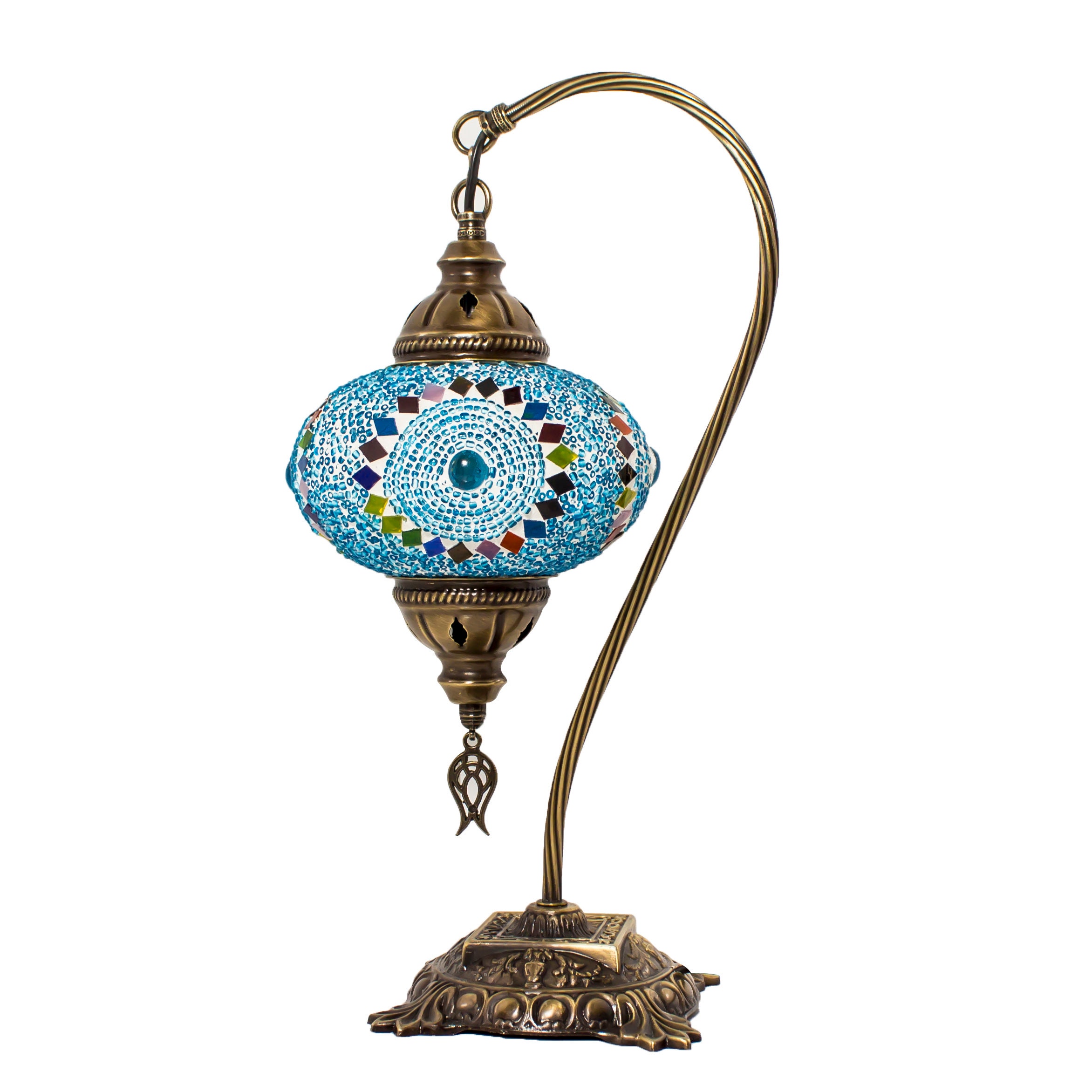Turkish Lamp Handmade Turkish Mosaic Table Lamp Decorative Etsy