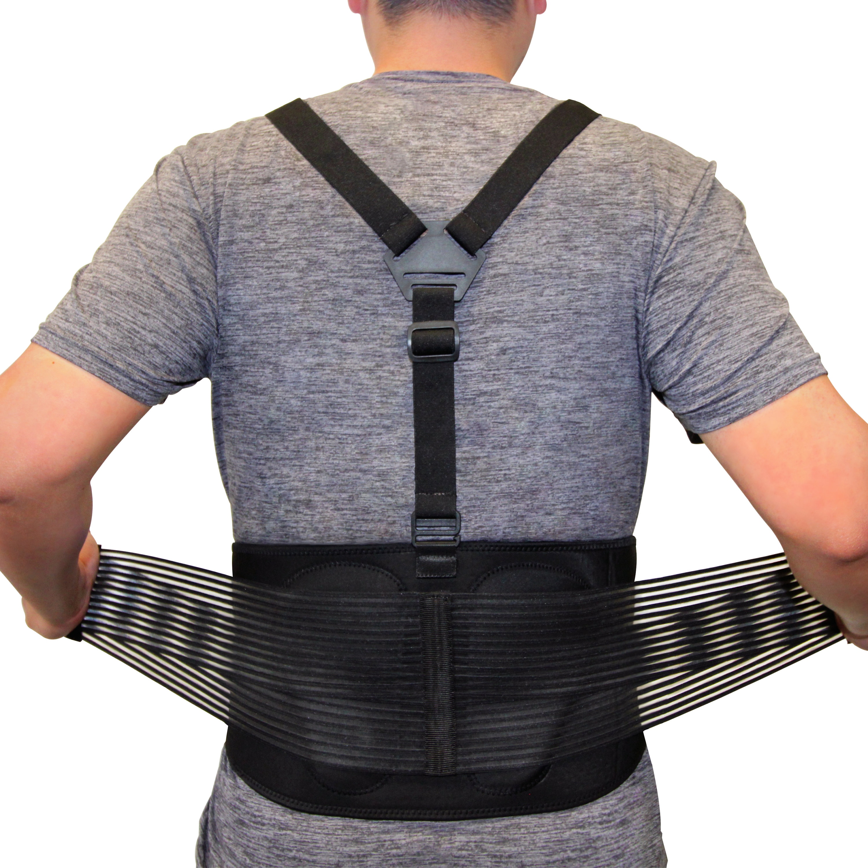 Back Brace For Lifting Lower Back Support For Work Y-shape Suspenders Safety Belt With Dual Medical 3D Lumbar Support Relieve Pain, 4 Sizes