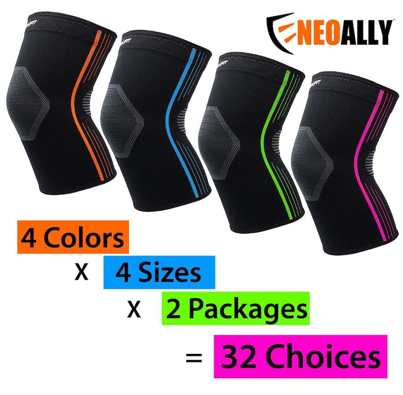 Compression Knee Sleeve for Running Premium Knee Brace for Basketball