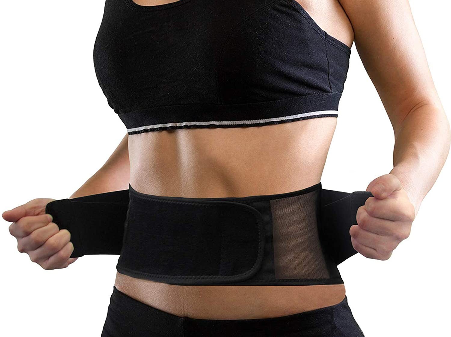 Lightweight Back Brace for Men & Women Under Uniform, Dual Medical 3D