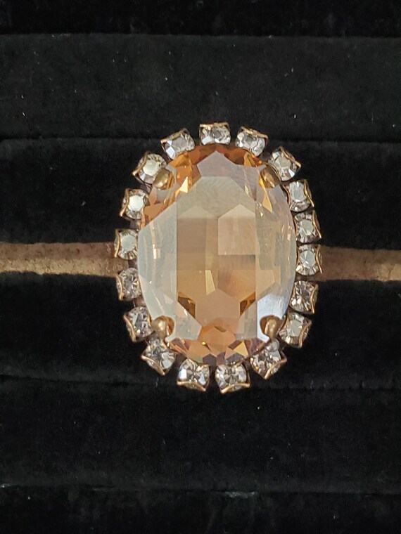 Liz Palacios SF Crystal Gemstone Ring Size 7 - image 10