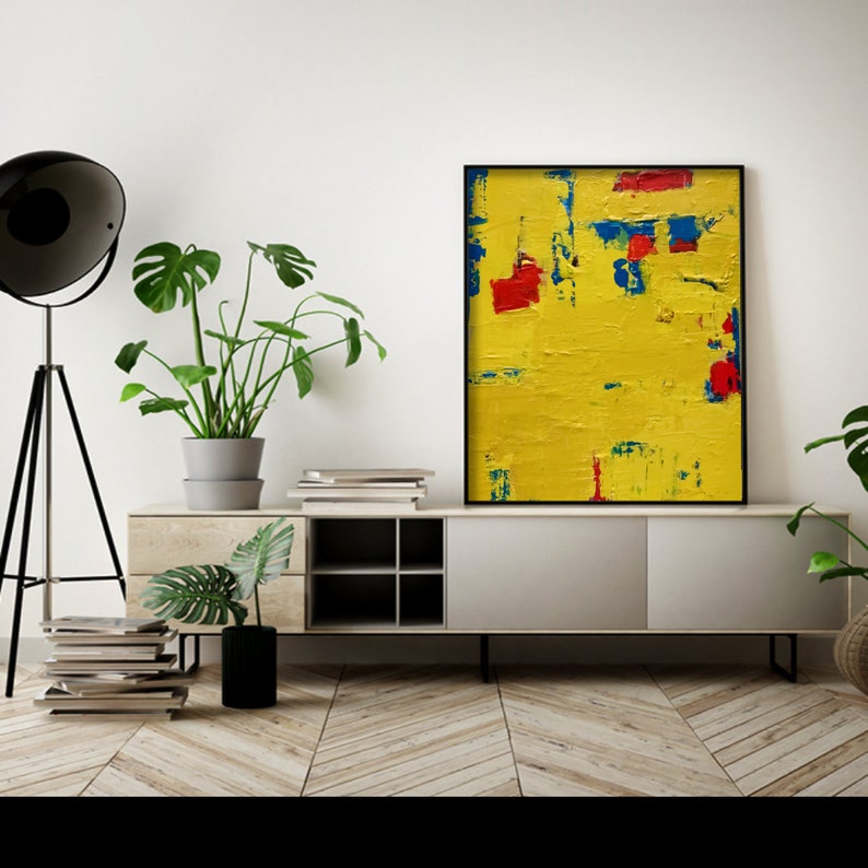 Free shipping Good for small spaces Sculptured artwork. Abstract expressionism Original painting Fine art mixed media 8 X 10