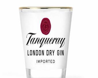 Gift for gin lover ceramic shot glass Gin unique shot glass