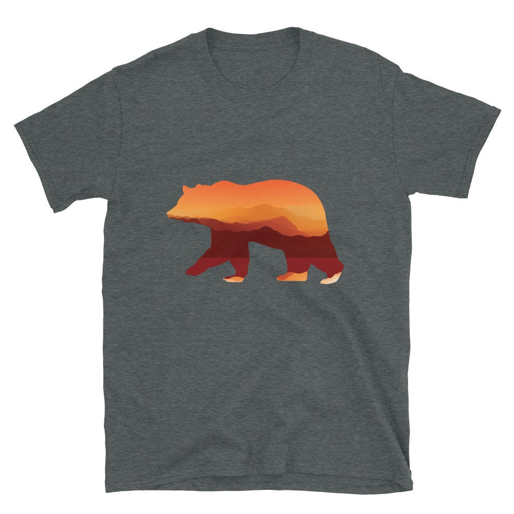 Mountain Shirt Bear Shirt Nature Lover Outdoor | Etsy