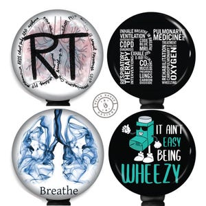 Respiratory Therapist Badge Reel, RT Badge Reel, Respiratory Therapy Badge Reel, Lung Badge Reel, Respiratory Therapy Gifts, RRT Gift