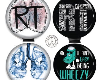 Respiratory Therapist Badge Reel, RT Badge Reel, Respiratory Therapy Badge Reel, Lung Badge Reel, Respiratory Therapy Gifts, RRT Gift