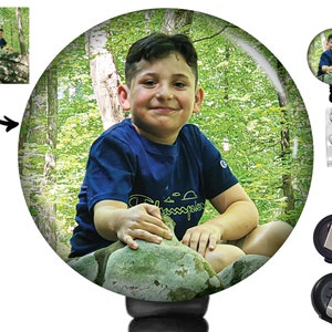 Custom Photo Badge Reel: Personalized Portrait Badge