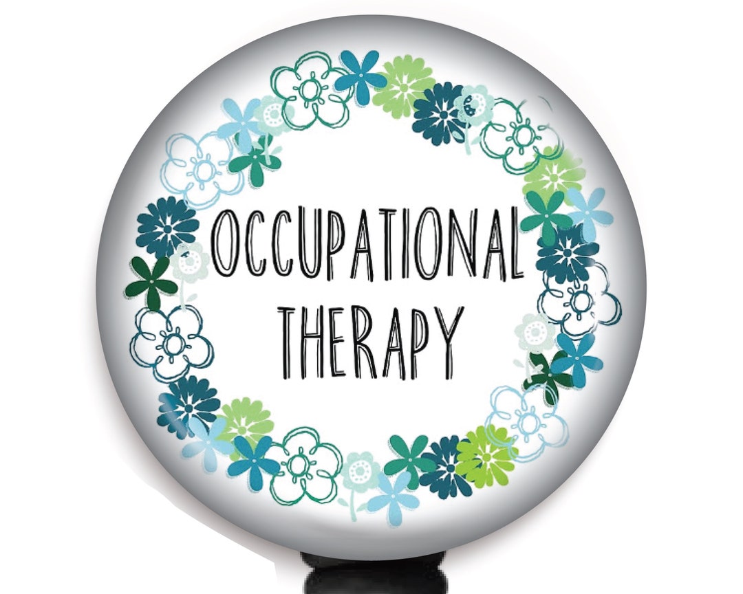 OT Badge Reel Occupational Therapy Badge Reel COTA ID Badge Holder Ota