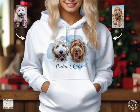 Hoodies with dog designs hotsell