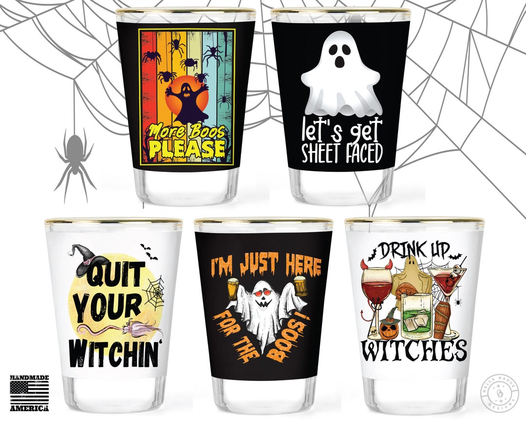 Halloween Shot Glass Set | Halloween Party Favors | Halloween Party ...