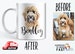 Custom Dog Mug, Dog Picture Mug, Dog Coffee Mug Personalized, Dog Face Mug, Custom Pet Lover Mug, Dog Photo Mug, Dog Mom Dad Gift 