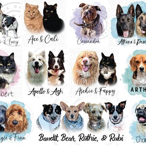 Custom Dog Shirt with Photo, Personalized Pet T Shirt, Dog Picture Shirt, Custom Pet Shirt, Dog Mom Gift, Pet Portrait Tee image 7