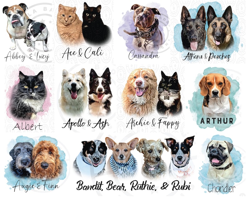 Custom Dog Shirt with Photo, Personalized Pet T Shirt, Dog Picture Shirt, Custom Pet Shirt, Dog Mom Gift, Pet Portrait Tee image 7
