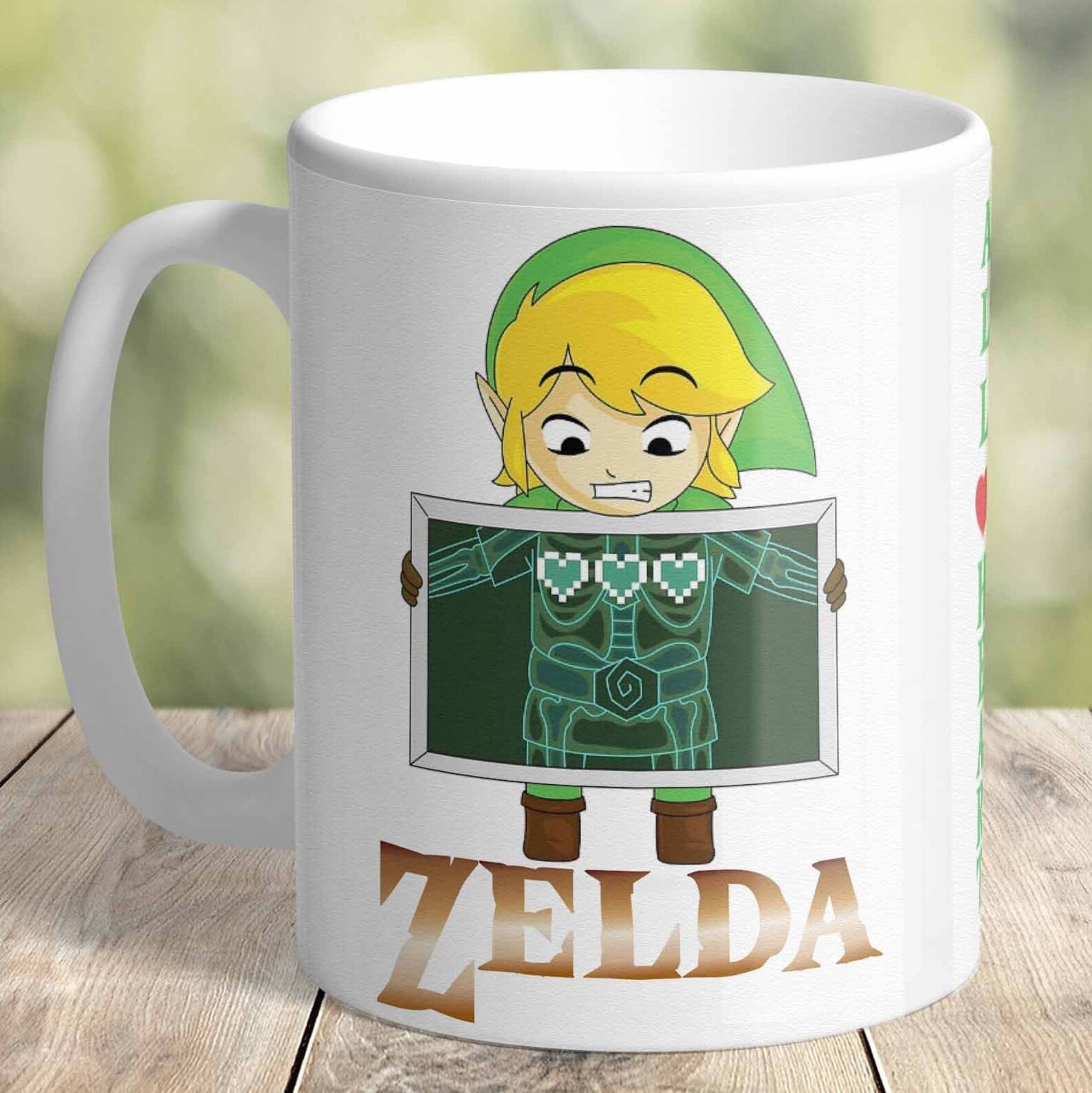 Legend of Zelda Mug Video Game Coffee Cup Link Coffee Mug Etsy