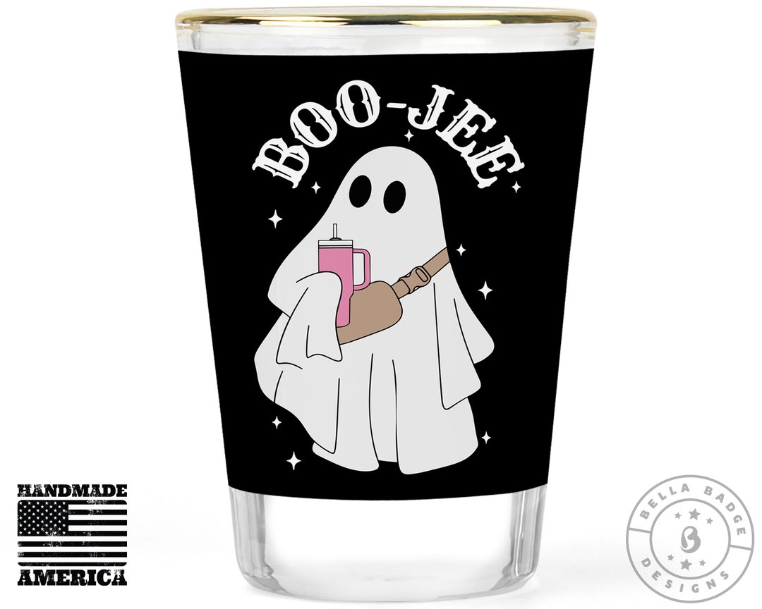 Halloween Ghost Shot Glass, Boo Jee Shot, Boo Shot, Spooky Ghost Glass