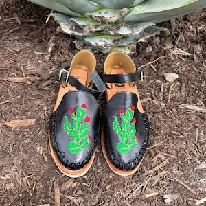 Huarache Sandals - Mexican Style - Colorful leather - Handmade