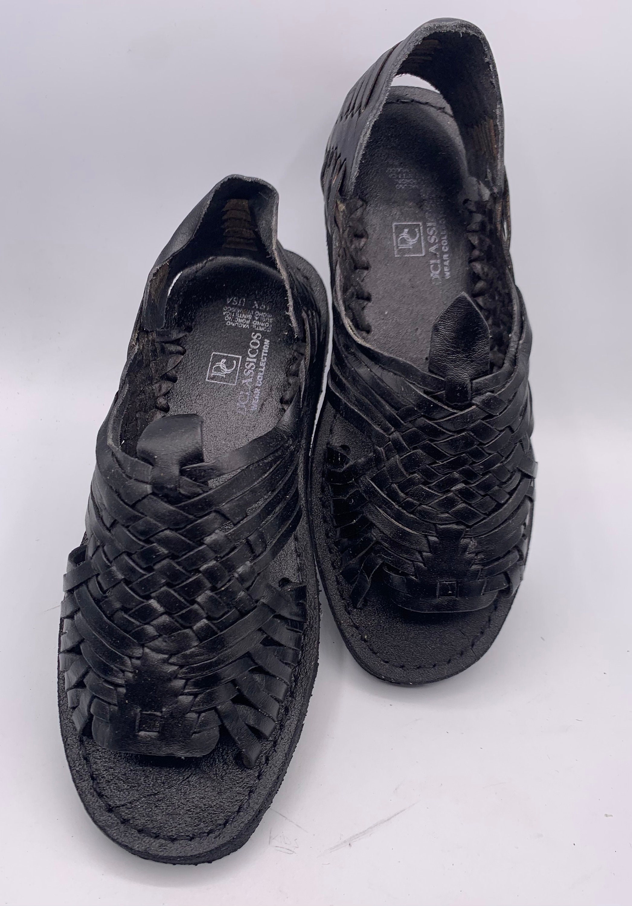 huaraches men's black