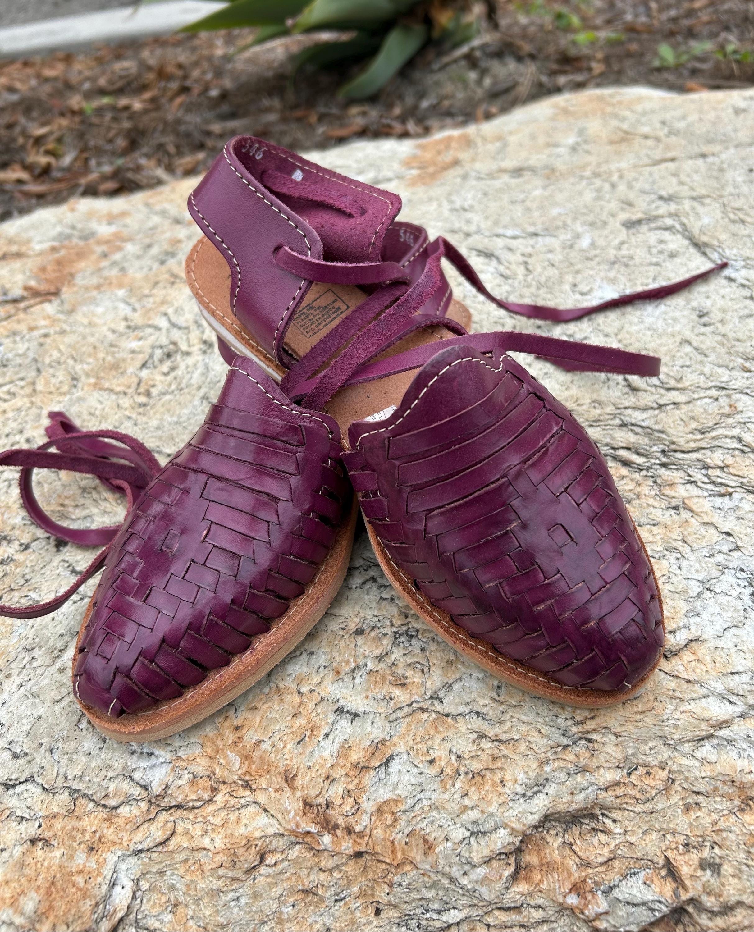 huaraches womens purple