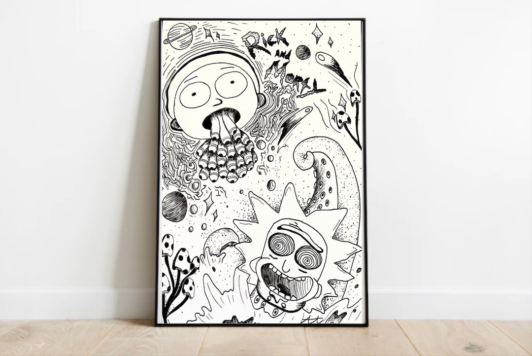 Rick and Morty Art Print - Etsy
