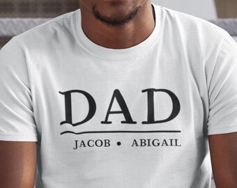 Personalized Dad Shirt, Custom Dad Gift, Personalized With Children's Names, Fathers Day Gift, Dad Gift, Gifts For Dad, Father’s Day Gift
