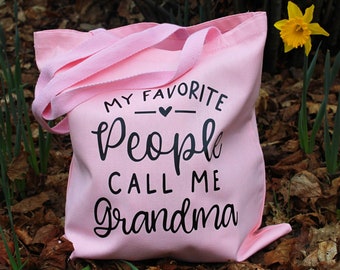 Grandma Tote Bag, Mothers Day Gift, Grandma Gift, Canvas Tote Bag, Mother’s Day Gift, Gifts For Grandma, Grandmother