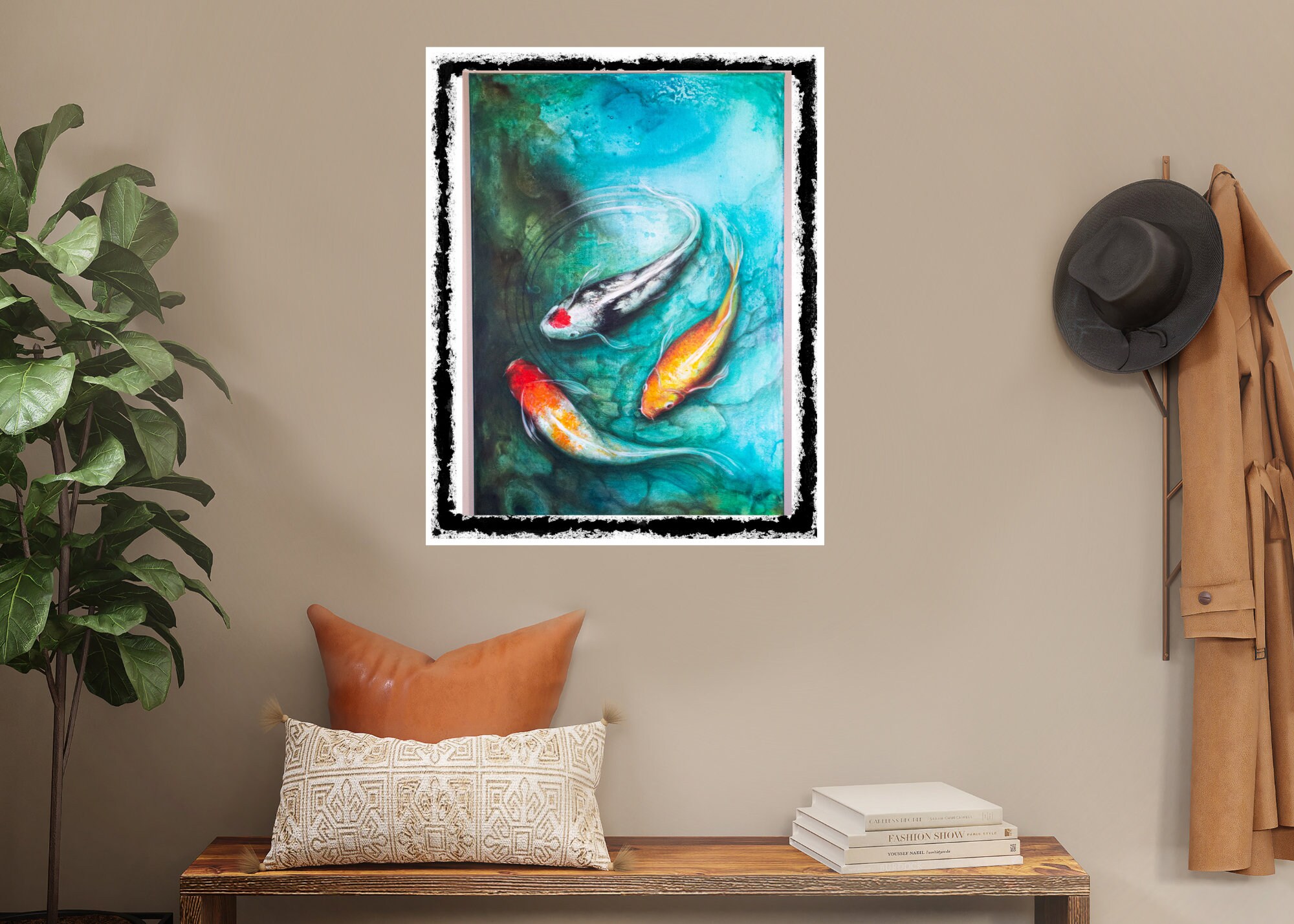 Coy Fish Art Fish Wall Art, Underwater Wall Art, Fish Prints, Fish Wall