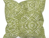 Green Outdoor Pillow Cover, Green Patio Pillow, Green Patio Cushion, Lime Green Outdoor Cushion, Premier Prints Borneo Greenery