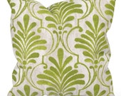 Green Outdoor Pillow Cover, Green Patio Pillow, Lime Patio Cushion, Green Outdoor Cushions, Premier Prints Ecuador Greenery Luxe