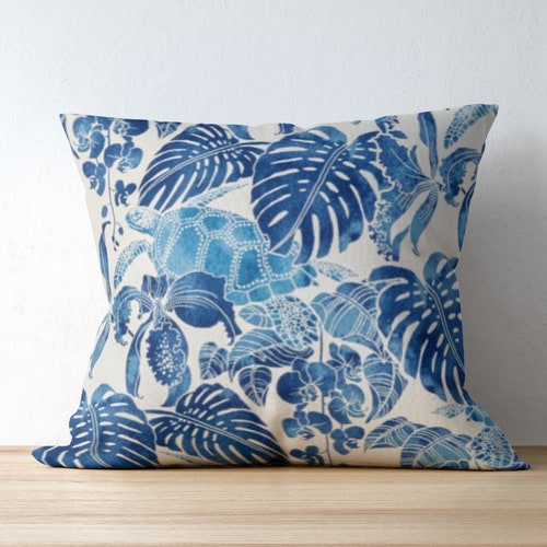 Coastal Cushions Navy Beach House Pillow Covers Navy Blue Etsy Canada