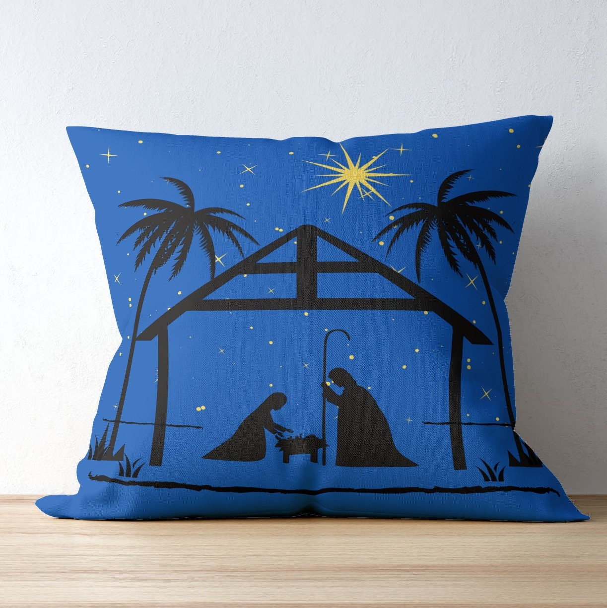 nativity pillow