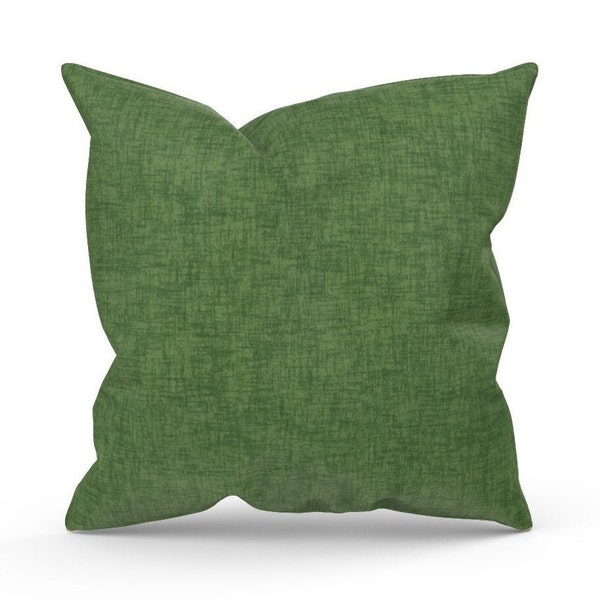 Green Outdoor Pillow Cover for Outdoor Living Area Couch, Accent Pillow for Patio Decor, Throw Pillow for Deck Decor or Front Porch