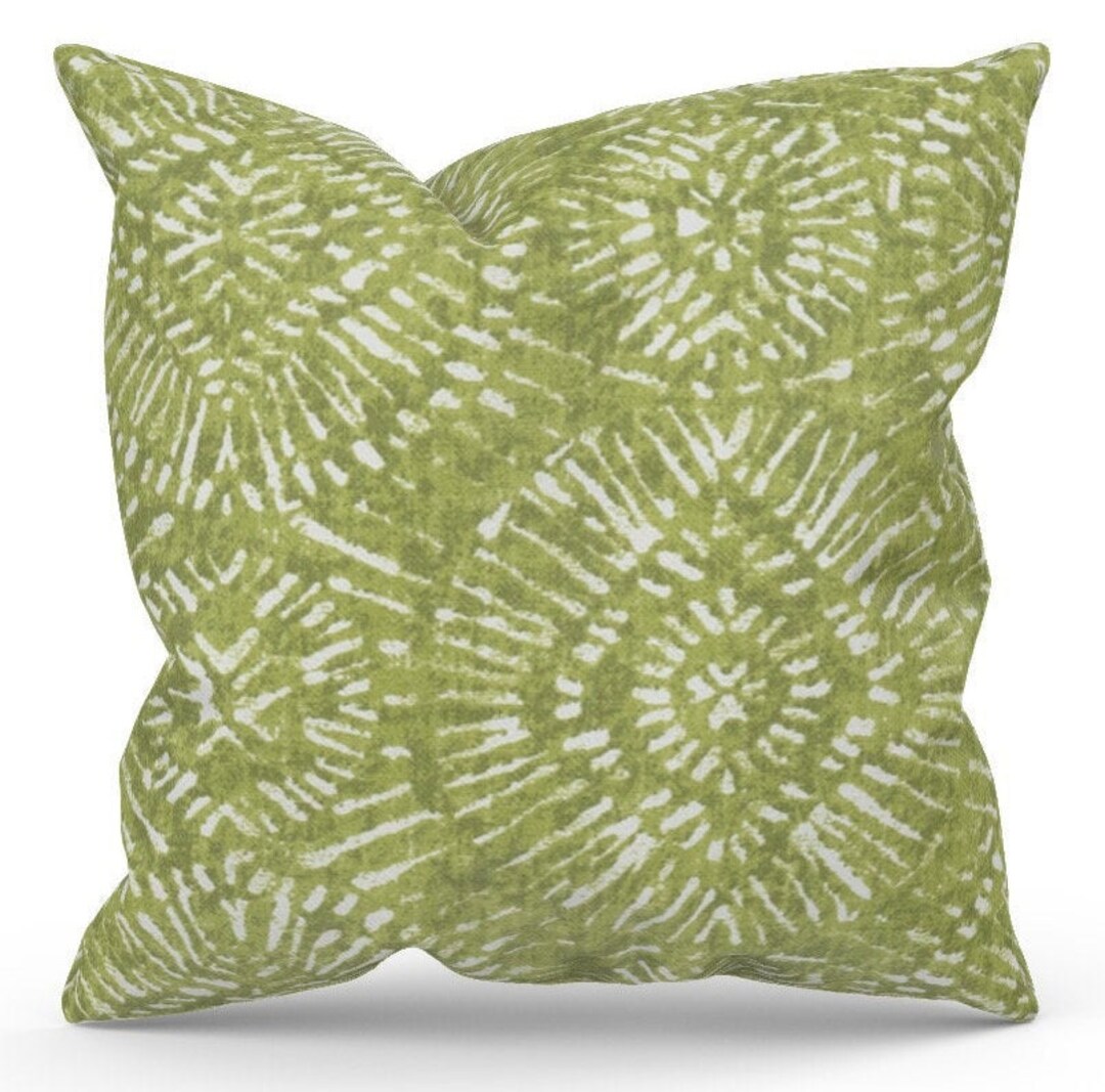 Green Outdoor Pillow Cover for Outdoor Living Area Couch Boho Etsy UK