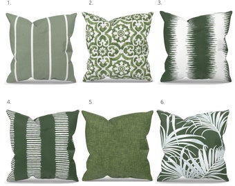 outdoor pillow green