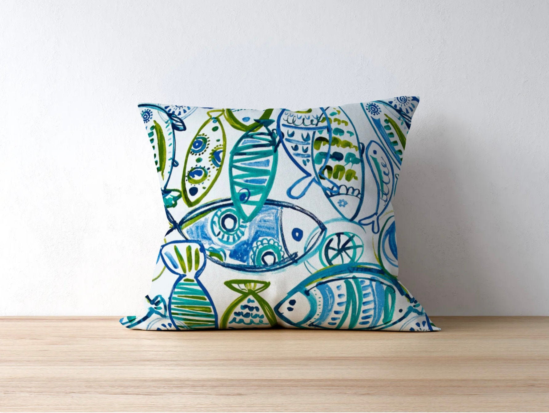 outdoor fish pillows