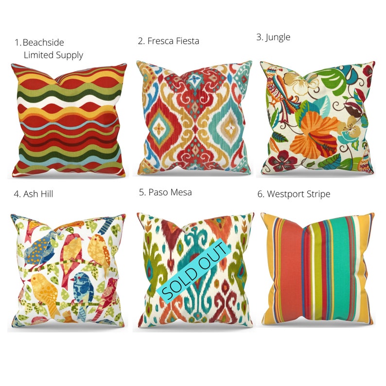 Outdoor Pillow Covers Outdoor Decor Outdoor Cushions Patio Etsy