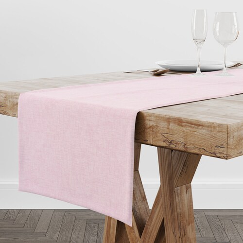 Pink Velvet Table Runner Etsy
