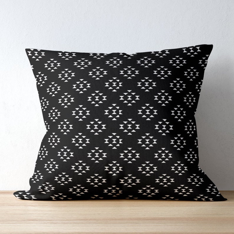 Black Outdoor Pillow Covers Black Outdoor Cushions Black Etsy