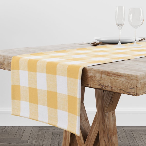 Yellow Table Runner Etsy