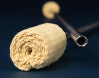 Pair of (2) fire eating hollow vapour torches - Handmade & hand stitched!