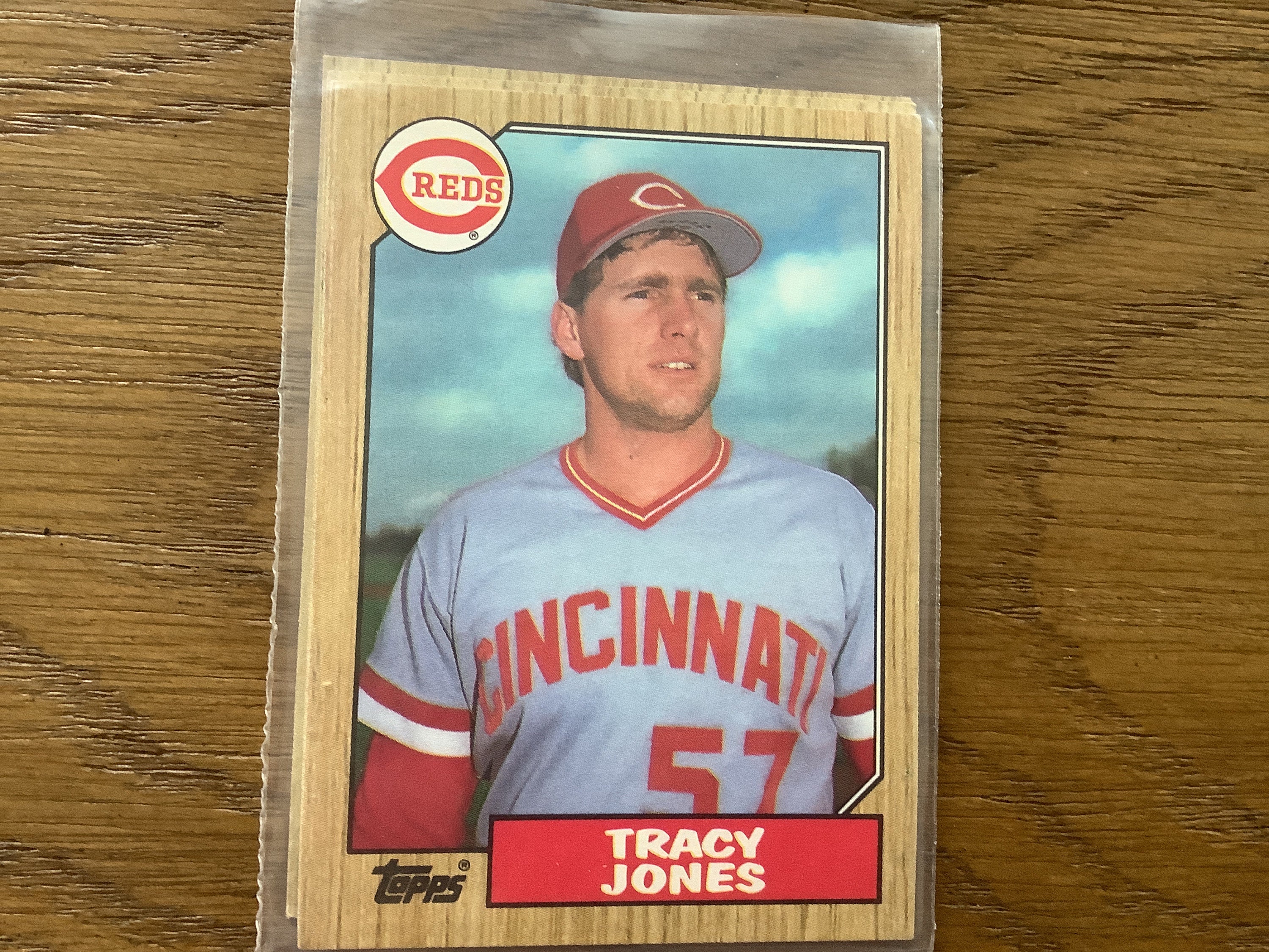 1987 Topps Tracy Jones 146 Cincinnati Reds | Etsy
