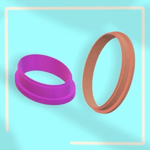 Oval Shaped Clay Cutter, Geometric Cookie Cutter, 3D Printed Polymer Clay Earrings Pendant Cutter