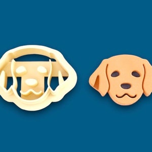 Golden Labrador Dog Polymer Clay Cutter for Handmade Jewelry, Crafting, and DIY Projects