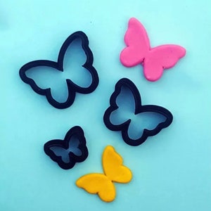 Butterfly Cookie Cutter, Polymer Clay 3D Cutter, Clay Earrings Pendant Charm Cutter