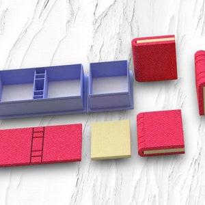 Book Polymer Clay Cutter for Handmade Jewelry, Crafting, and DIY Projects