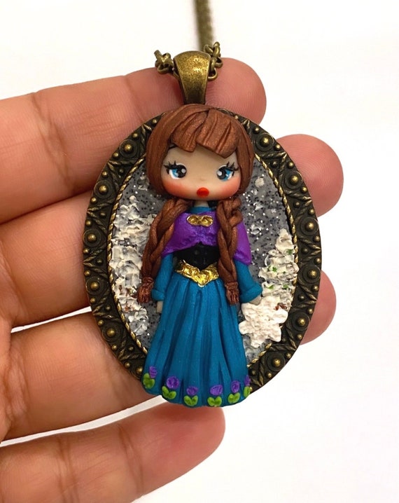Frozen Polymer Clay Charm Necklace Clay 