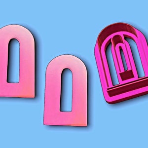 Long Arch with Cut Out Polymer Clay Cutter for Handmade Jewelry, Crafting, and DIY Projects