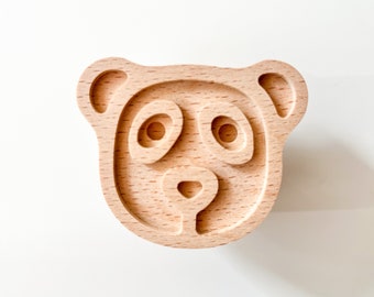 Poignée de tiroir en bois Panda - 1 pc