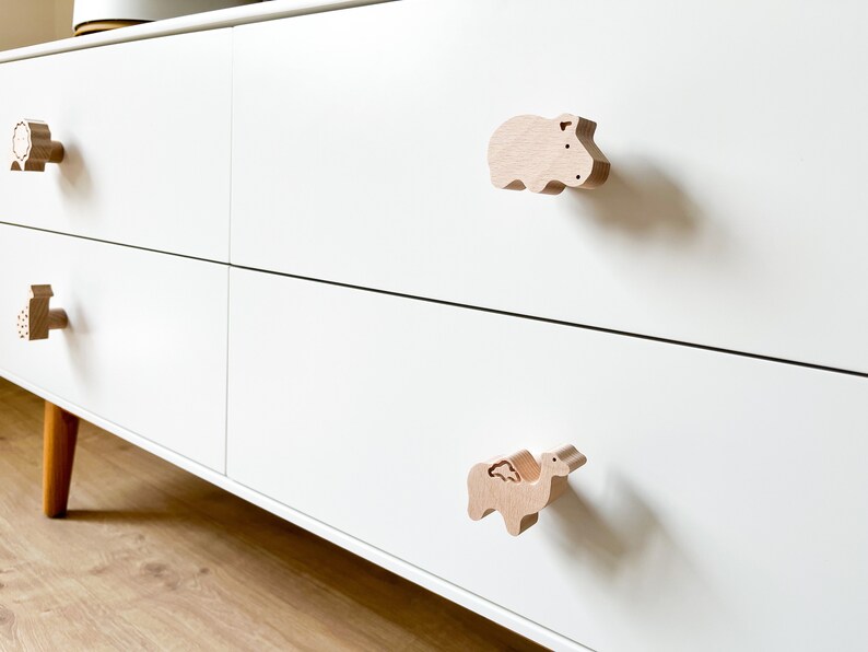 Safari furniture handle for children's room chest of drawers and cupboard 1 piece image 9
