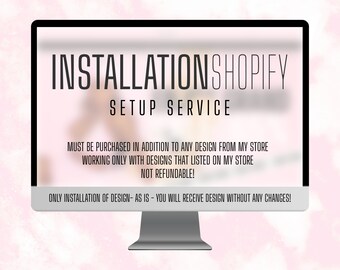 Gekauft Design Installation Service Shopify