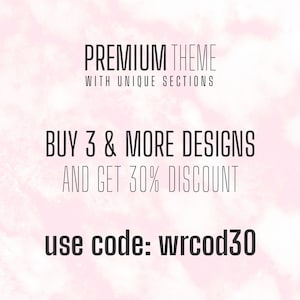 Lyxig modewebbdesign för Shopify- och Wix-butiker Shopify Clothing Boutique Färdig webbmall, Shopify-tema, klädwebbplats bild 5